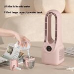 Household Mute Small Dormitory Refrigeration Spray Bladeless Fan - Image 3