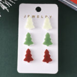 Christmas Christmas Tree Acrylic Earrings Suit - Image 3