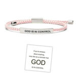 Pineapple Rope Bracelet Stainless Steel Engraved Single Rope Adjustable - Image 6