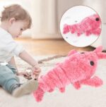 Pet Toys Electric Jumping Shrimp USB Charging Simulation Lobster Funny Cat Plush Pets Toy - Image 2