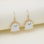 Halloween Earrings Cute Pumpkin Spooky Oil Drip Alloy Earrings Jewelry - Image 5