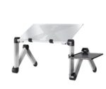 Laptop Table Stand With Adjustable Folding Ergonomic Design Stand Notebook Desk For Ultrabook Netbook Or Tablet With Mouse Pad - Image 5