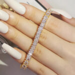 Simple Square Zircon Bracelet Personality - Image 2