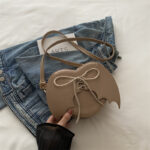 Heart Shape Bag Strap Design Bat Wings One Shoulder Crossbody Bag - Image 7