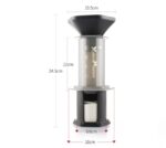 French Filter Cup Method Press Pot Tea Coffee Maker - Image 5