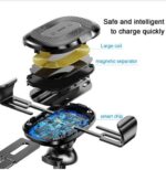 Gravity Bracket Wireless Charging Car Two-in-one Wireless Charging Bracket Charger - Image 4
