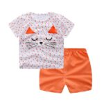 Cartoon Clothing Baby Boy Summer Clothes T-shirt Baby Girl Casual Clothing Sets - Image 7