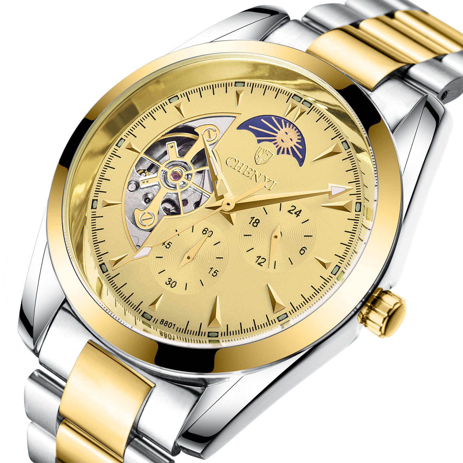 1616065606406.jpg Men's Business Mechanical Watches - Image 1