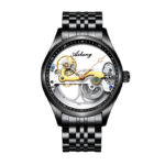 Automatic Mechanical Watch Creative Hollow Male Watch Generation Silicone Band Watch - Image 8