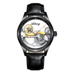 Automatic Mechanical Watch Creative Hollow Male Watch Generation Silicone Band Watch - Image 3