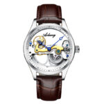 Automatic Mechanical Watch Creative Hollow Male Watch Generation Silicone Band Watch - Image 2