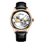 Automatic Mechanical Watch Creative Hollow Male Watch Generation Silicone Band Watch - Image 5