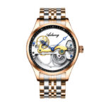 Automatic Mechanical Watch Creative Hollow Male Watch Generation Silicone Band Watch - Image 10