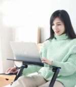 Folding Computer Desk Notebook Computer Stable With Double Fan - Image 6