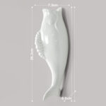 Simple Modern Creative Wall Ceramic Goldfish Vase Restaurant Mural Wall Hanging Three-Dimensional Wall Decoration Wholesale - Image 3