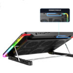 Cross-Border New Product Notebook Cooler Office Desk Adjustable Rgb Notebook Cooler - Image 3