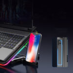 Cross-Border New Product Notebook Cooler Office Desk Adjustable Rgb Notebook Cooler - Image 2