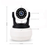 Home Baby Monitor 360 Degree Panoramic Wireless Wifi Car Head Shaking Machine - Image 5