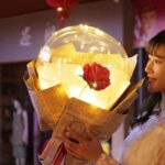 LED Luminous Balloon Rose Bouquet Transparent Bobo Ball Rose - Image 6