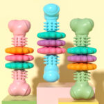 Dog Chew Toy Dog Bone Type  Dogs Teeth Cleaning Toys Indestructible TPR Bone Chewing Bite Resistant Teething Toys  Pet Products - Image 10