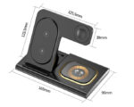 3 IN 1 15W Wireless Charging Charger Magnetic Desktop Night Light Iwatch Fast Charging Stand Gift Customization - Image 2