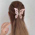 Hollow Butterfly Acetate Hairpin - Image 8