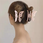Hollow Butterfly Acetate Hairpin - Image 9