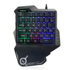 One-Handed Mechanical Gaming Keyboard RGB Backlit Portable Mini Gaming Keypad Game Controller - Image 7