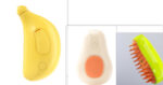 Steamy Cat Brush Cat Dog Grooming Comb Electric Self Cleaning Steam Cat Brush For Massage Avocado Shape Pet Spray Cat Grooming - Image 8