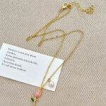 Tulip Pearl Necklace Female Pendant Clavicle Chain - Image 5