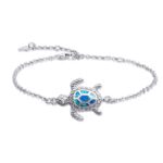 Hawaii Ocean Turtle Anklet Opal Anklet - Image 5