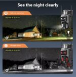 360 Night Vision 6 Million HD Night Vision Full Color Solar Camera - Image 5