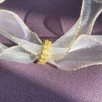 Water Drop Obsidian Plated 18K Ring - Image 5