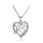 MOM Mother Love Hollow Alloy Necklace - Image 2