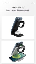 Three-in-one Wireless Charger Fast Charging Desktop Vertical - Image 8