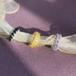 Water Drop Obsidian Plated 18K Ring