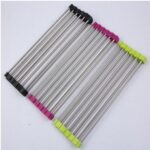 Folding Kitchen Drain Sink Rack Stainless Steel - Image 3