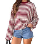 Womens 2025 Early Autumn New Loose Casual Top - Image 3