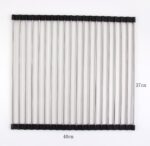 Folding Kitchen Drain Sink Rack Stainless Steel - Image 8