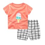 Cartoon Clothing Baby Boy Summer Clothes T-shirt Baby Girl Casual Clothing Sets - Image 8