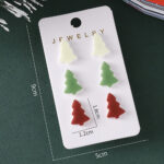 Christmas Christmas Tree Acrylic Earrings Suit - Image 4