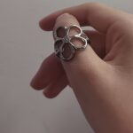 1pcs  Open Ring For Women Minimalist Niche Design Versatile Fashion Index Finger Ring - Image 2