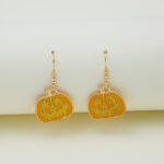 Halloween Earrings Cute Pumpkin Spooky Oil Drip Alloy Earrings Jewelry - Image 7