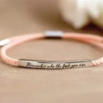 Pineapple Rope Bracelet Stainless Steel Engraved Single Rope Adjustable