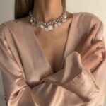 Imitation Pearl Coin Clavicle Chain Women's Retro Multi-cross Necklace - Image 3