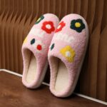 Lady's Flower Slippers Indoor Soft Bottom Cotton Slippers - Image 6