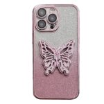 Hollow Butterfly Phone Case Gradient Transparent Plating Protective Cover - Image 5