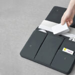 Black and white laptop bag laptop protective cover - Image 4