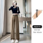 2025 SpringSummer High-End Flowy Suit Pants - Image 7