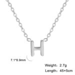 26 English Letter Steel Color Concentrate Polished Welding Cross Chain - Image 10